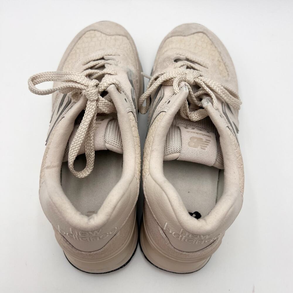 New Balance Womens Classics 574 Casual Sneakers Size 8.5 EU 40 Bone Athletic EUC - Picture 9 of 12